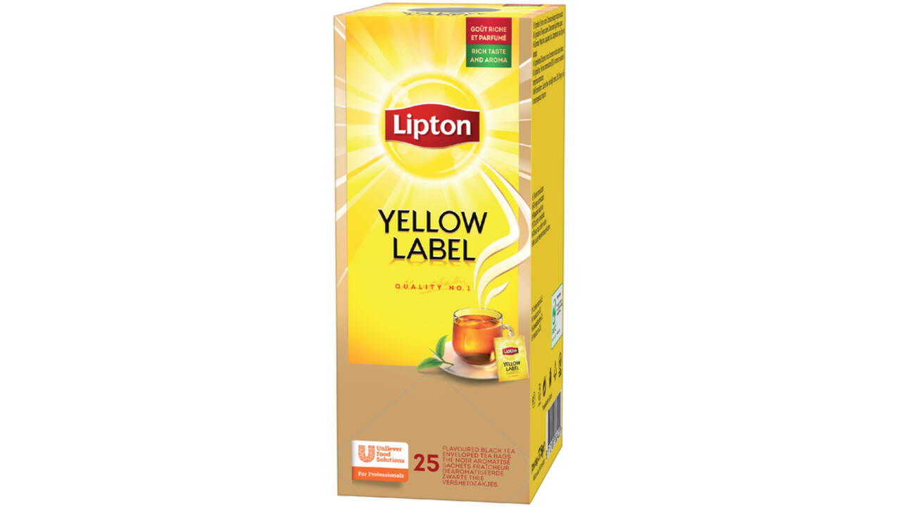 Thee Lipton yellow label 25x1.5gr