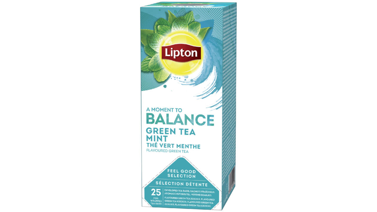 Thee Lipton Balance green tea mint 25x1.5gr