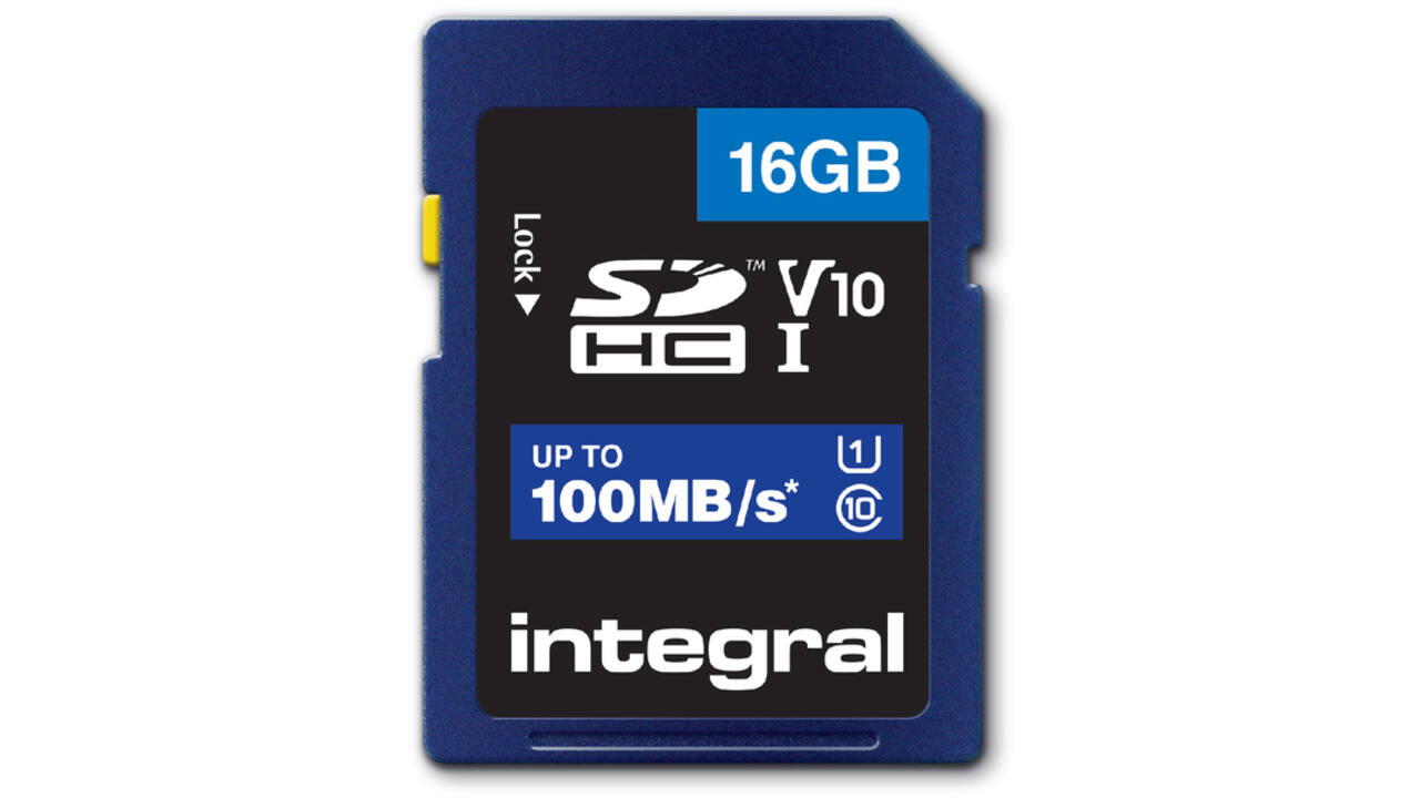 Geheugenkaart Integral SDHC V10 16GB