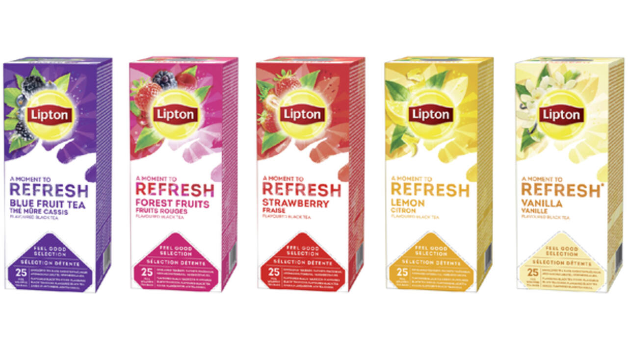 Thee Lipton Refresh vanille 25x1.5gr