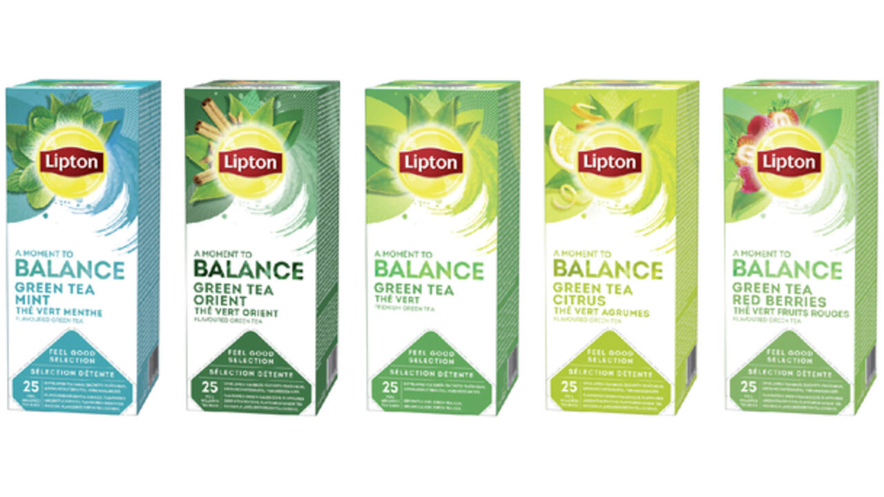 Thee Lipton Balance green tea orient 25x1.5gr