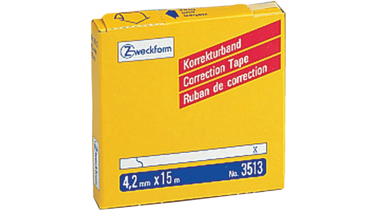Correctietape Zweckform 3513 4.2mmx15m 1regel