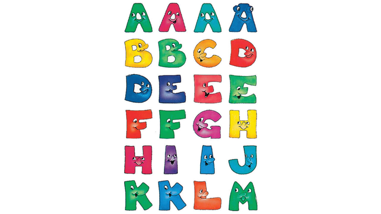 Etiket HERMA 4194 28mm letters a-z gezichten 48stuks