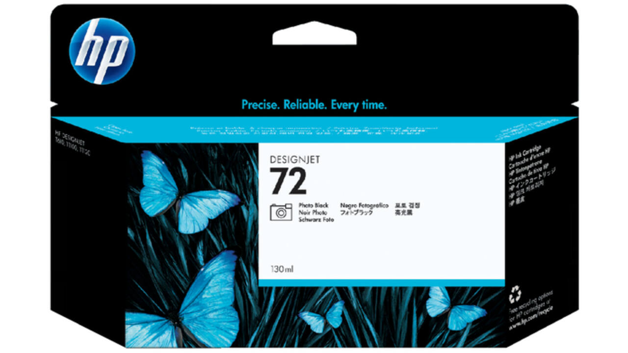 Inktcartridge HP C9370A 72 foto zwart