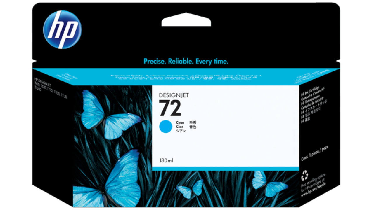 Inktcartridge HP C9371A 72 blauw
