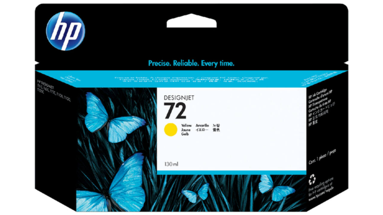 Inktcartridge HP C9373A 72 geel