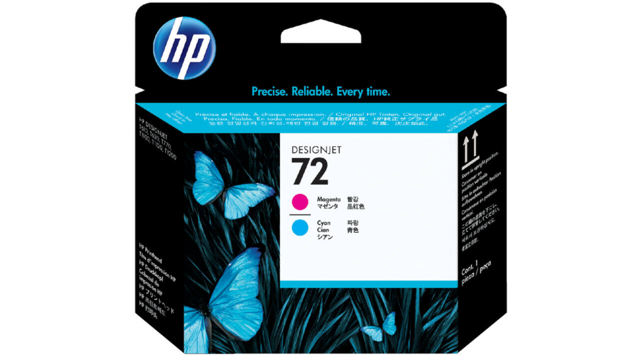 Printkop HP C9383A 72 rood + blauw