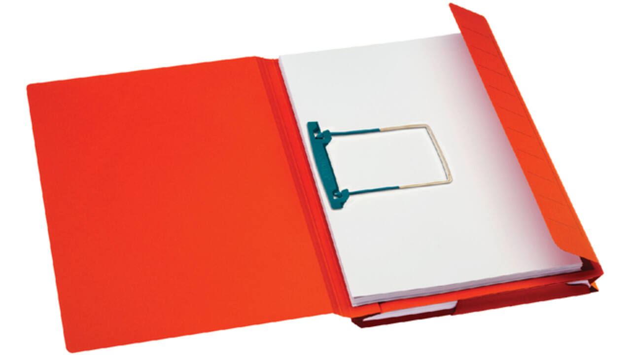 Combimap Secolor folio 1 klep recycled 250gr rood