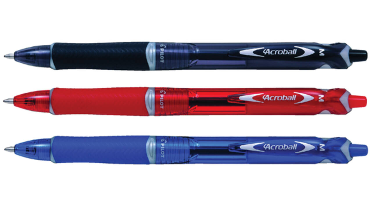 Balpen PILOT Begreen Acroball medium rood