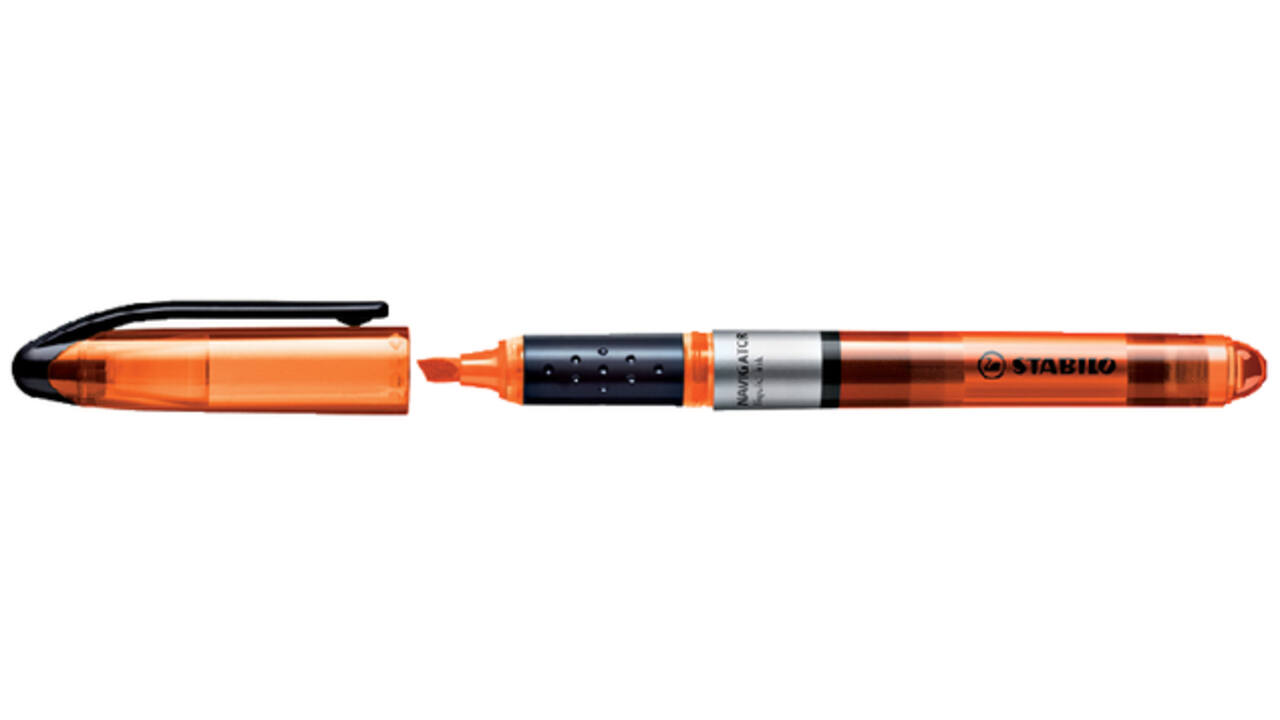 Markeerstift STABILO Navigator 545/4 assorti etui à 4 stuks