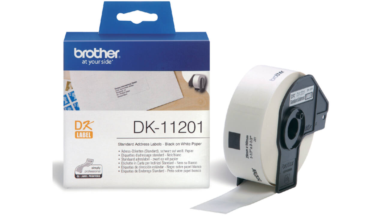 Etiket Brother DK-11201 29x90mm adres 400stuks
