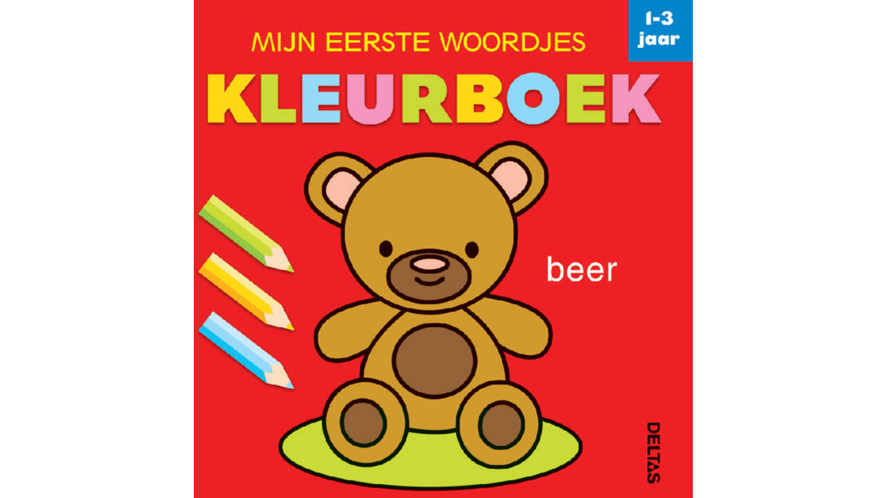 Kleurboek Deltas mijn eerste woordjes 1-3 jaar