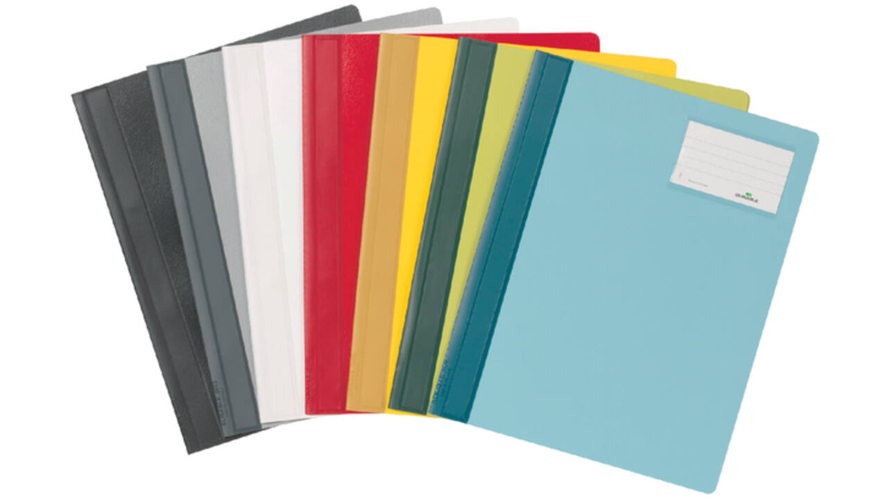Snelhechter Durable A4 PVC etiketvenster blauw