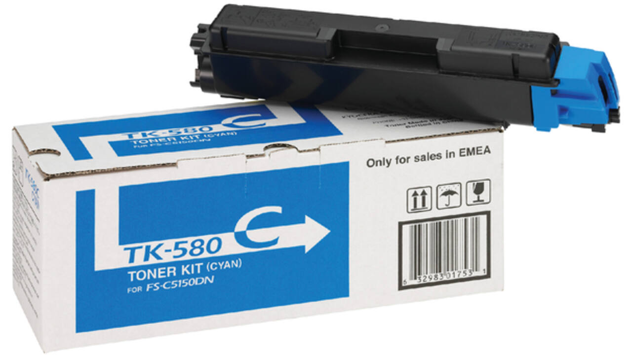 Toner Kyocera TK-580C blauw