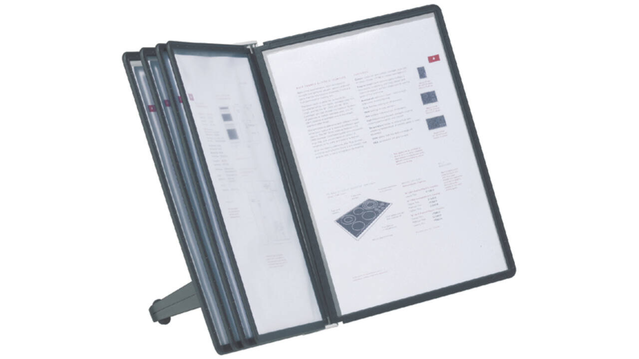 Bureaustandaard Durable 5540 Sherpa Soho met 5-tassen zwart