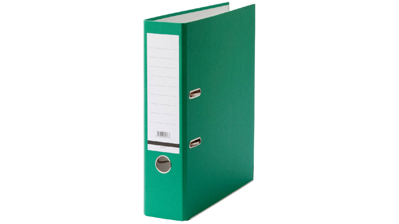 Ordner Qbasic A4 80mm karton groen