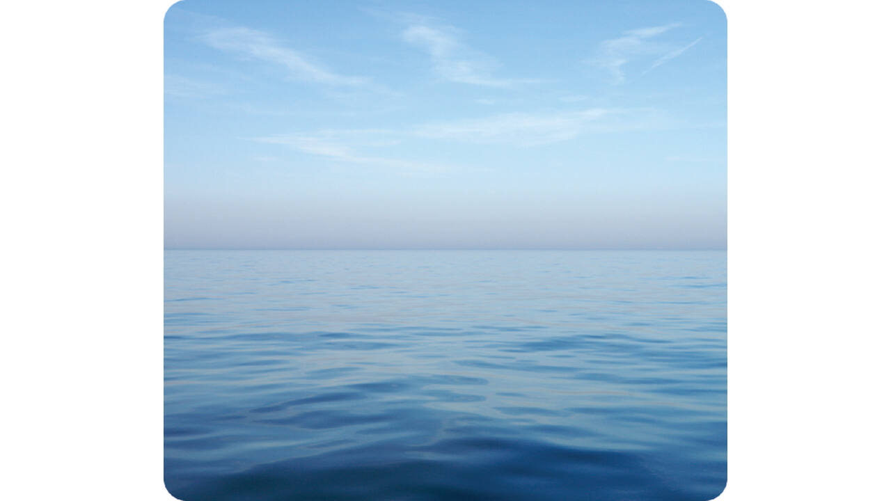 Muismat Fellowes natuur collectie blauwe oceaan