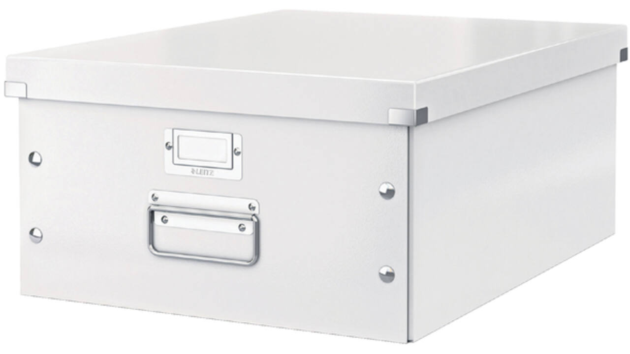Opbergbox Leitz WOW Click & Store 350x188x450mm wit