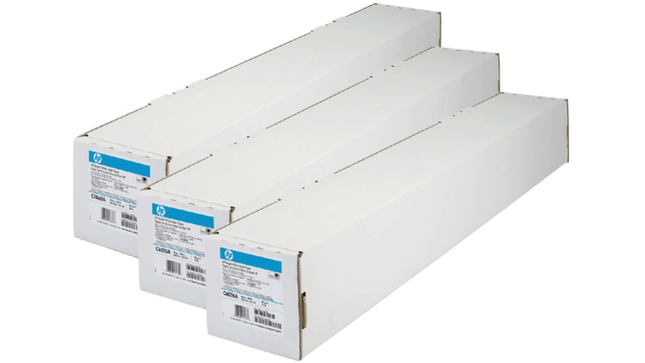 Inkjetpapier HP C6036A 914mmx45.7m 90gr helder wit