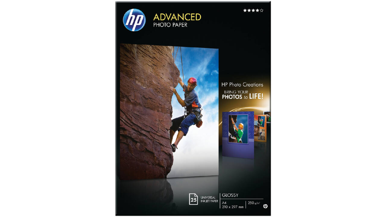 Inkjetpapier HP Q5456A A4 advanced 250gr 25vel