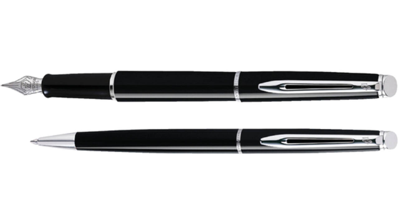 Balpen Waterman Hémisphère black lacquer CT medium
