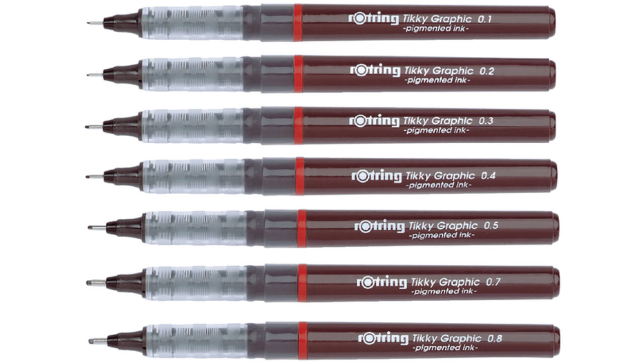 Fineliner rOtring Tikky Graphic 0.1mm