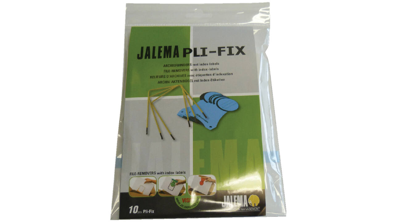Archiefbinder JalemaClip Pli-fix geel