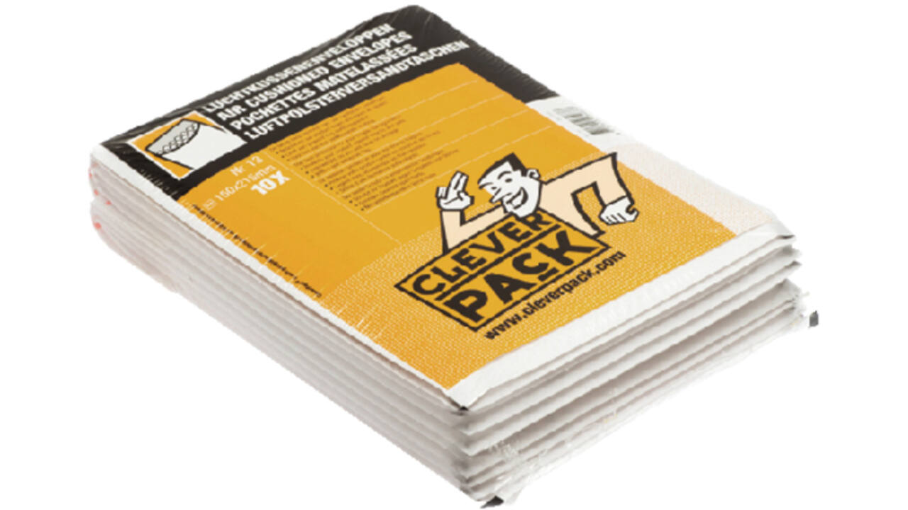 Envelop CleverPack luchtkussen nr13 170x225mm wit pak à 10 stuks