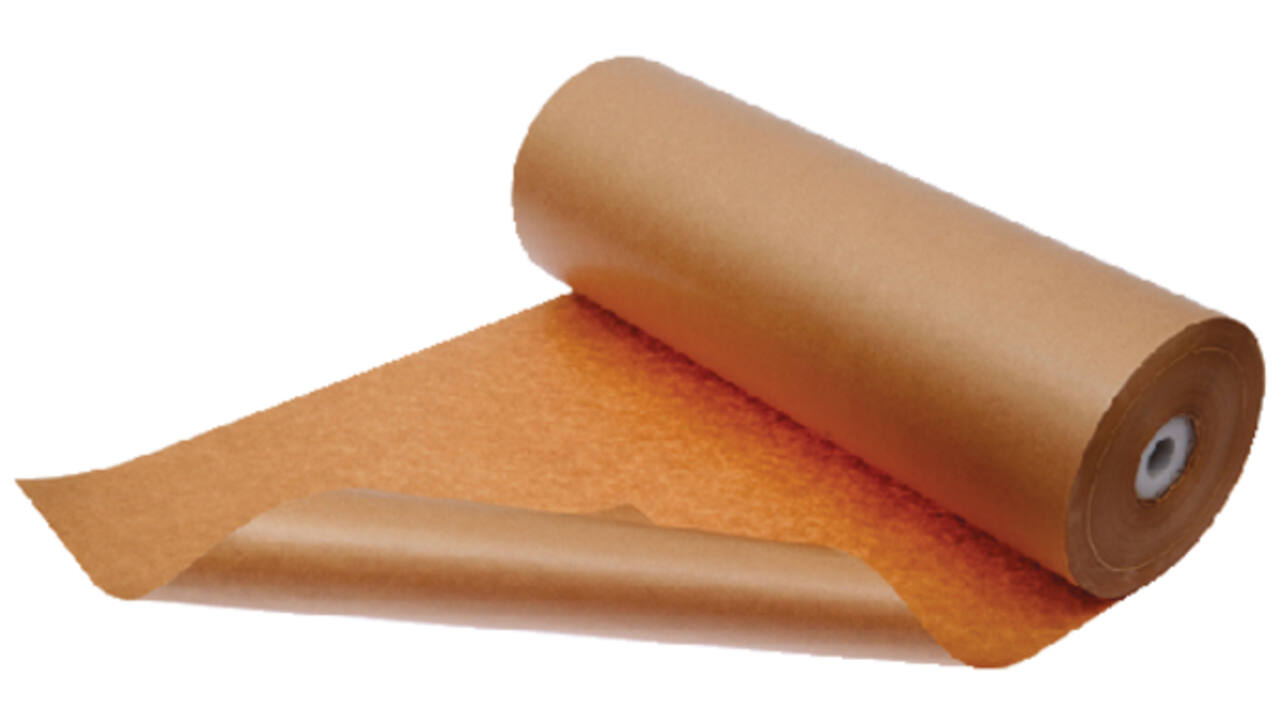 Inpakpapier Kraft gestreept 70gr 100cmx100m op rol