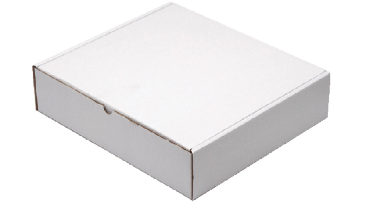 Postpakket CleverPack golfkarton 330x300x80mm wit pak à 5 stuks