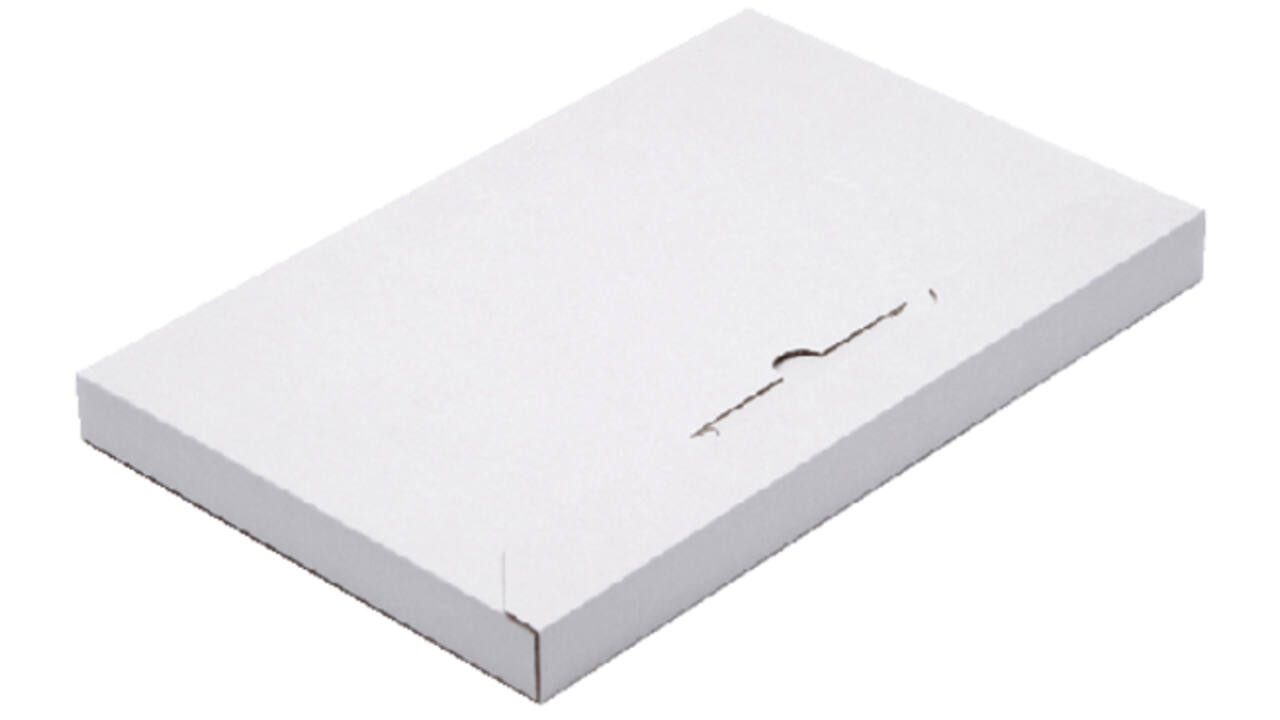 Brievenbusbox CleverPack A5 230x160x26mm karton wit pak à 5 stuks