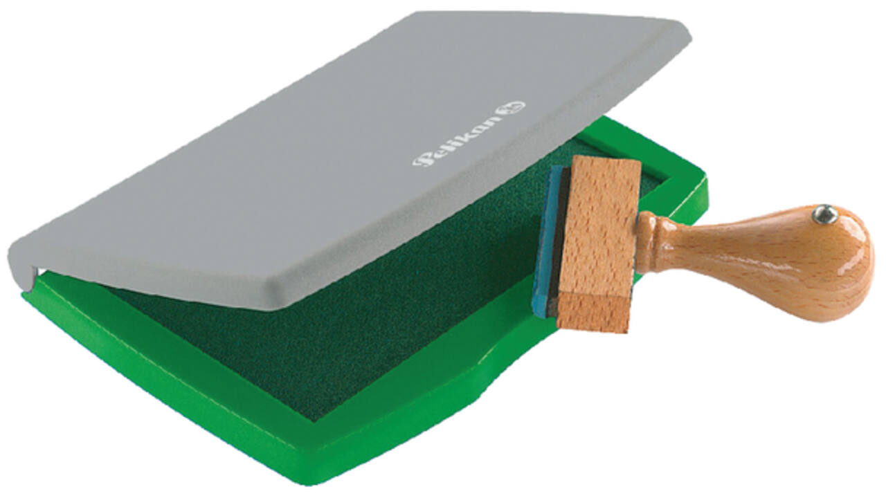 Stempelkussen Pelikan 2E 110x70mm groen