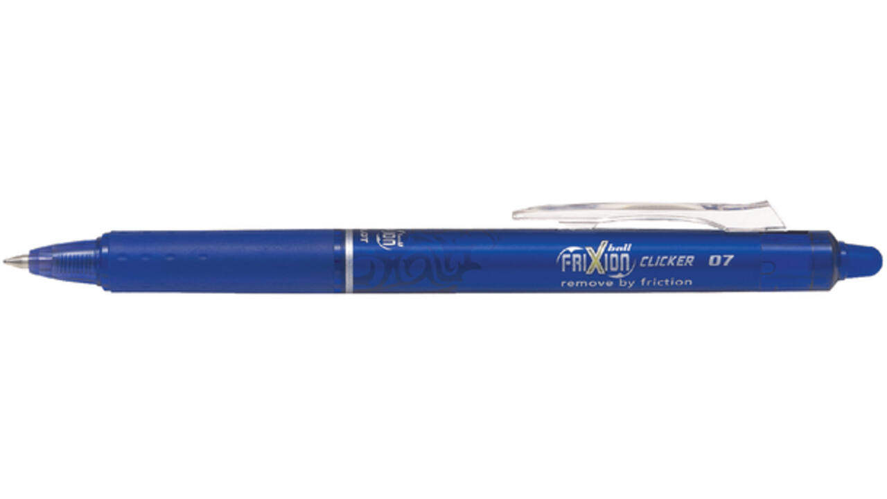 Rollerpen PILOT friXion clicker medium blauw