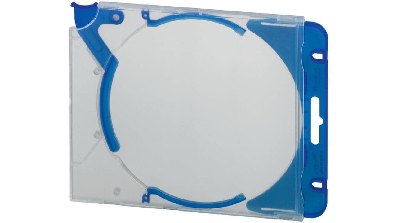 Cd opbergmap Quickflip compleet blauw 5stuks