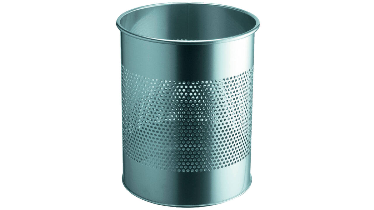 Papierbak Durable 3310-23 15liter 165mm perforatie zilver