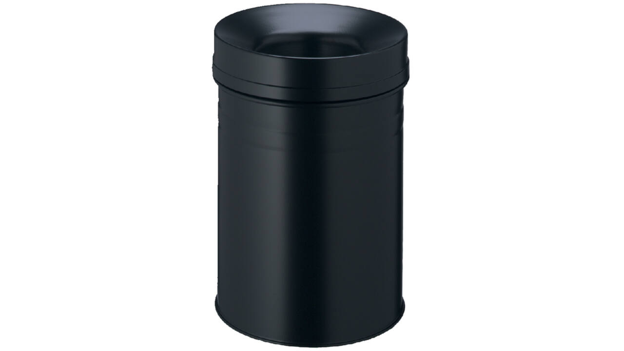 Papierbak met vlamdover Durable 3325-01 15liter zwart