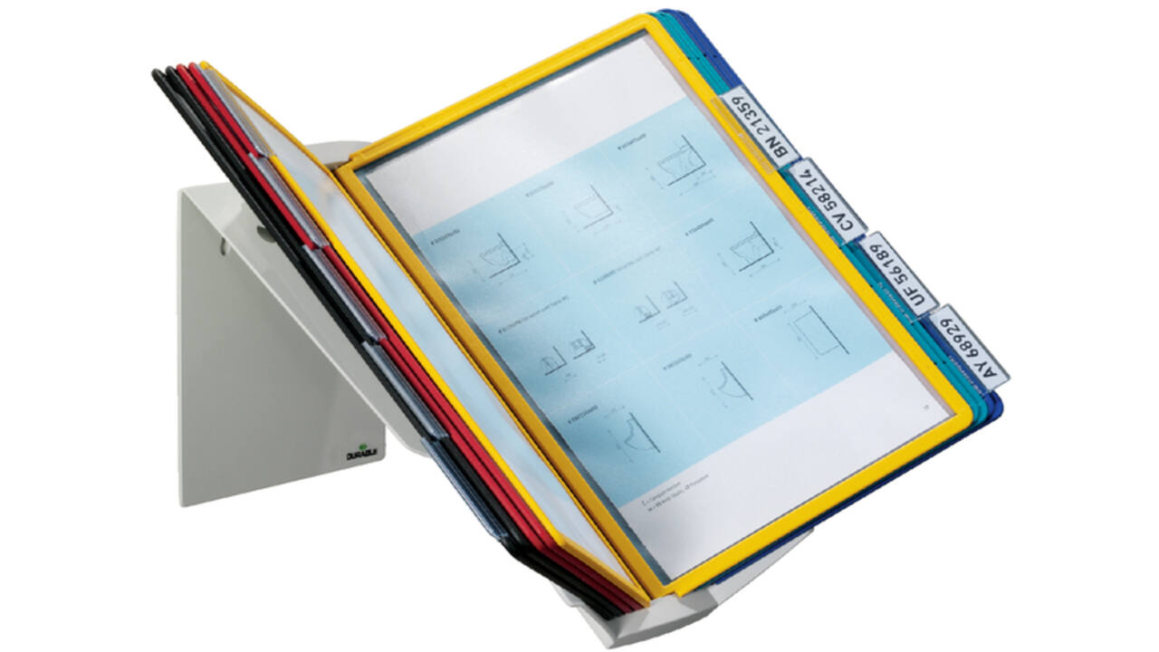 Bureaustandaard Durable 5579 Vario Pro met 10-tassen grijs