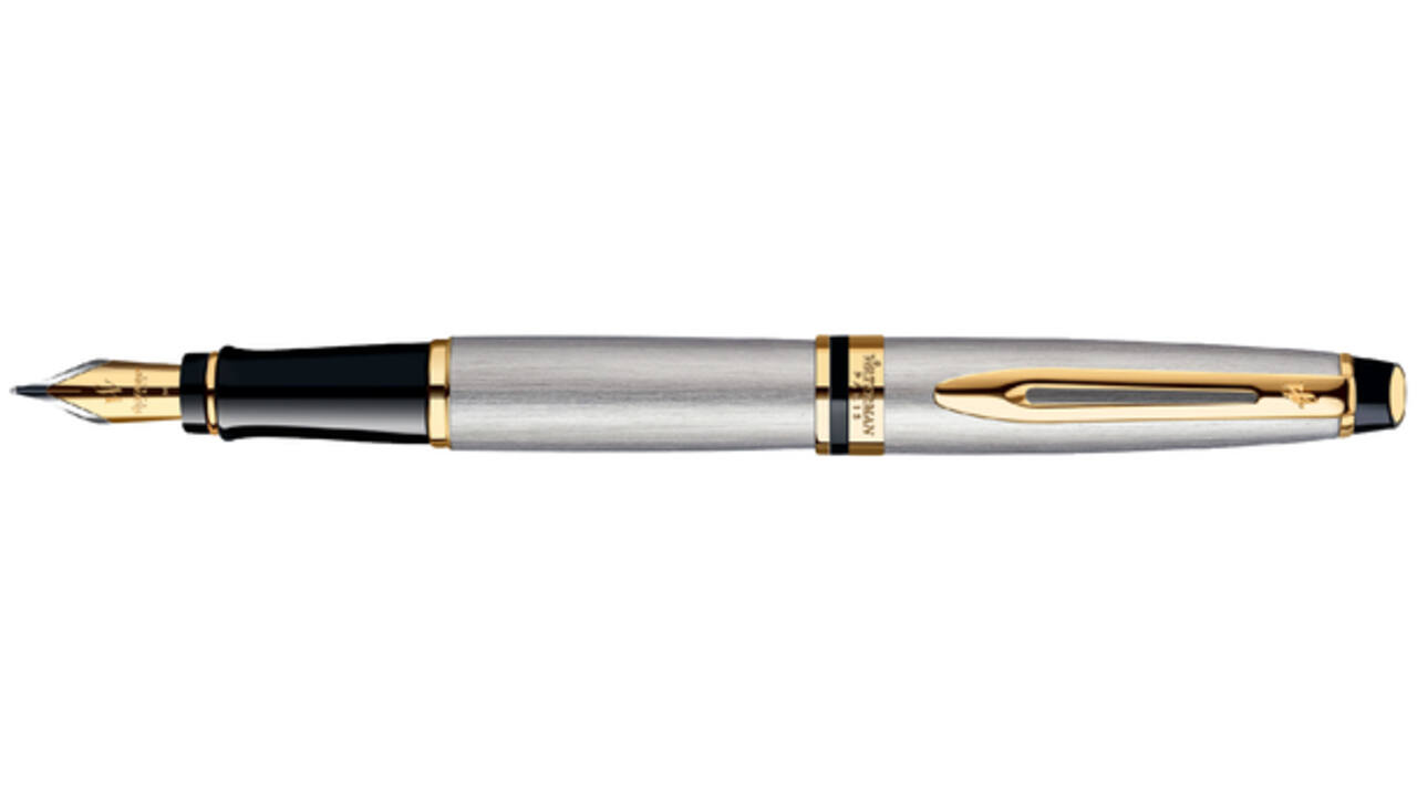 Vulpen Waterman Expert stainless steel GT medium