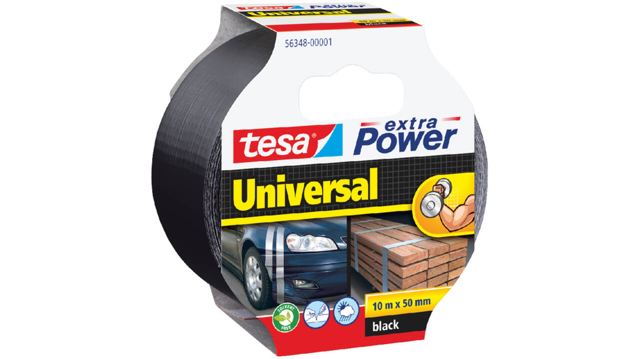 Duct tape tesa® extra Power Universal 10mx50mm zwart
