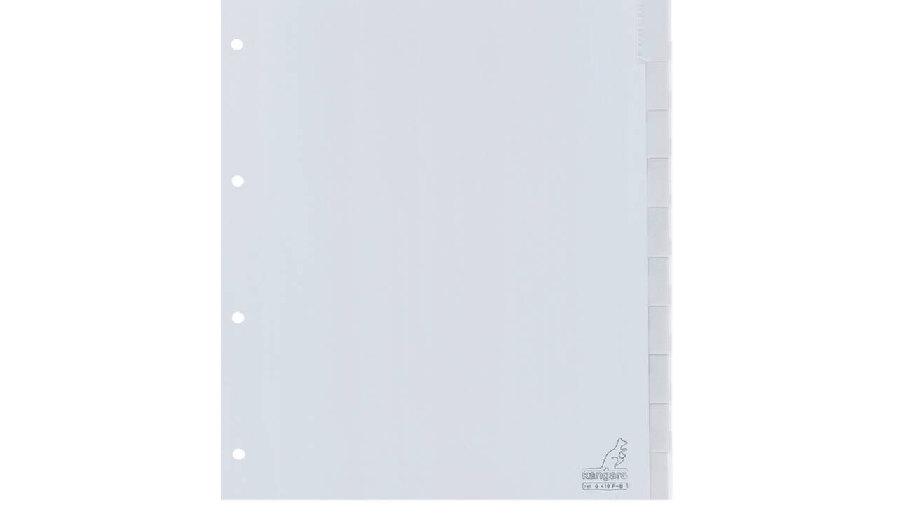 Tabbladen Kangaro 4-gaats G410F-B 10-delig+venster breed PP