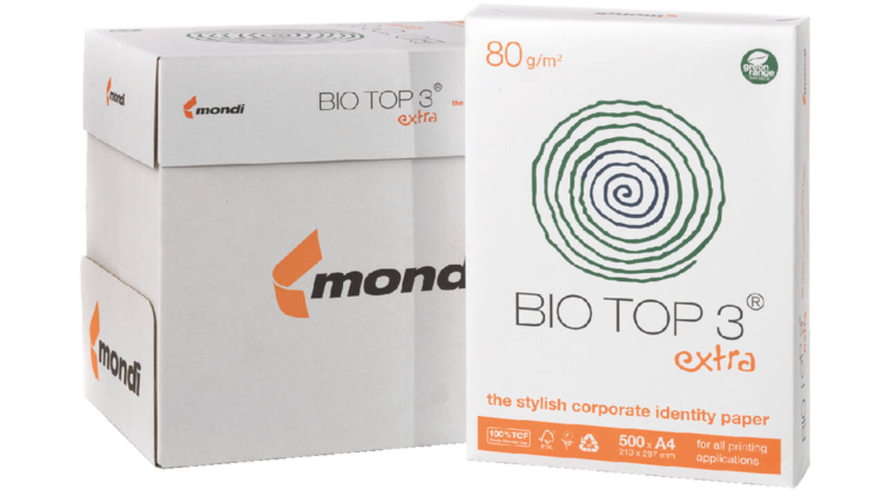 Kopieerpapier BioTop 3 A4 80gr naturel 500vel