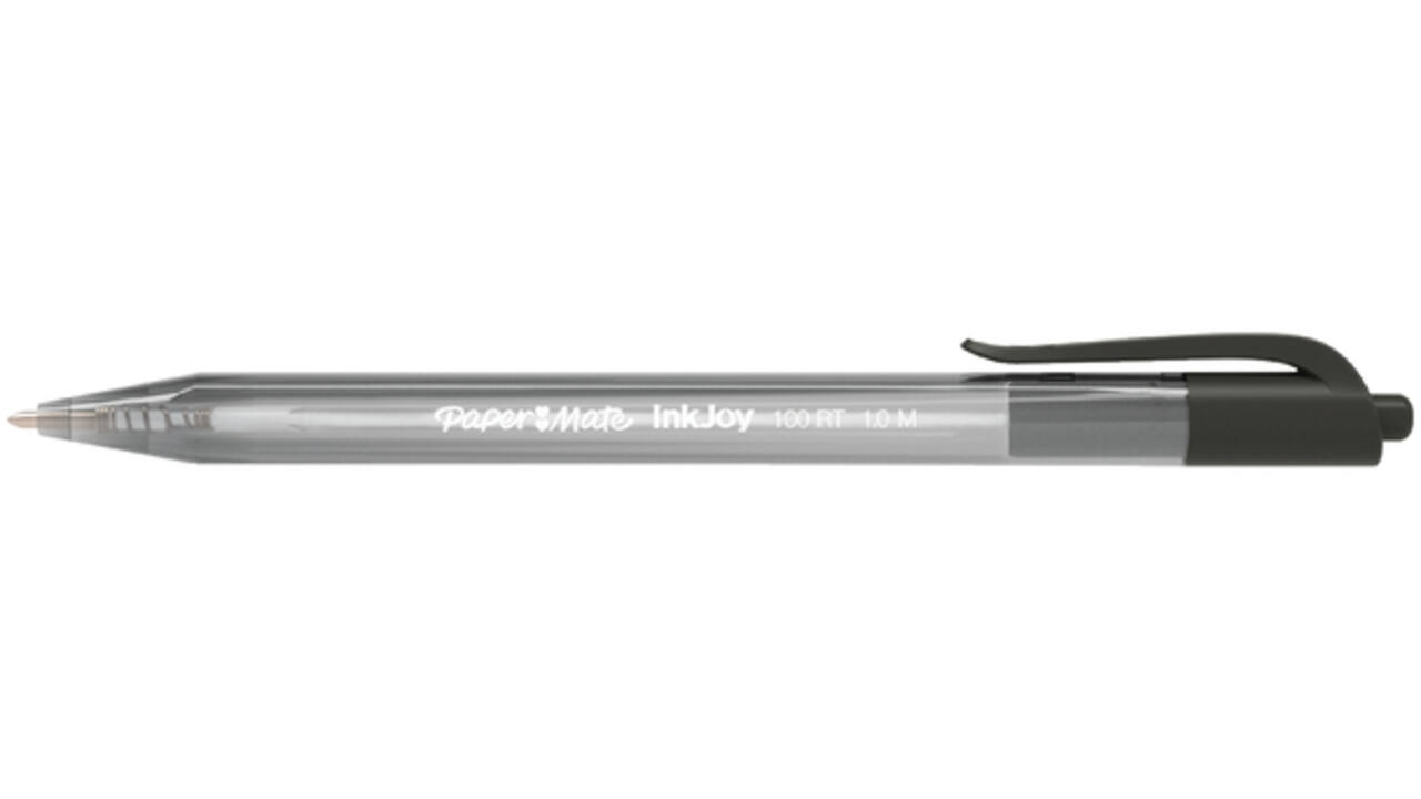 Balpen Paper Mate Inkjoy 100RT medium zwart