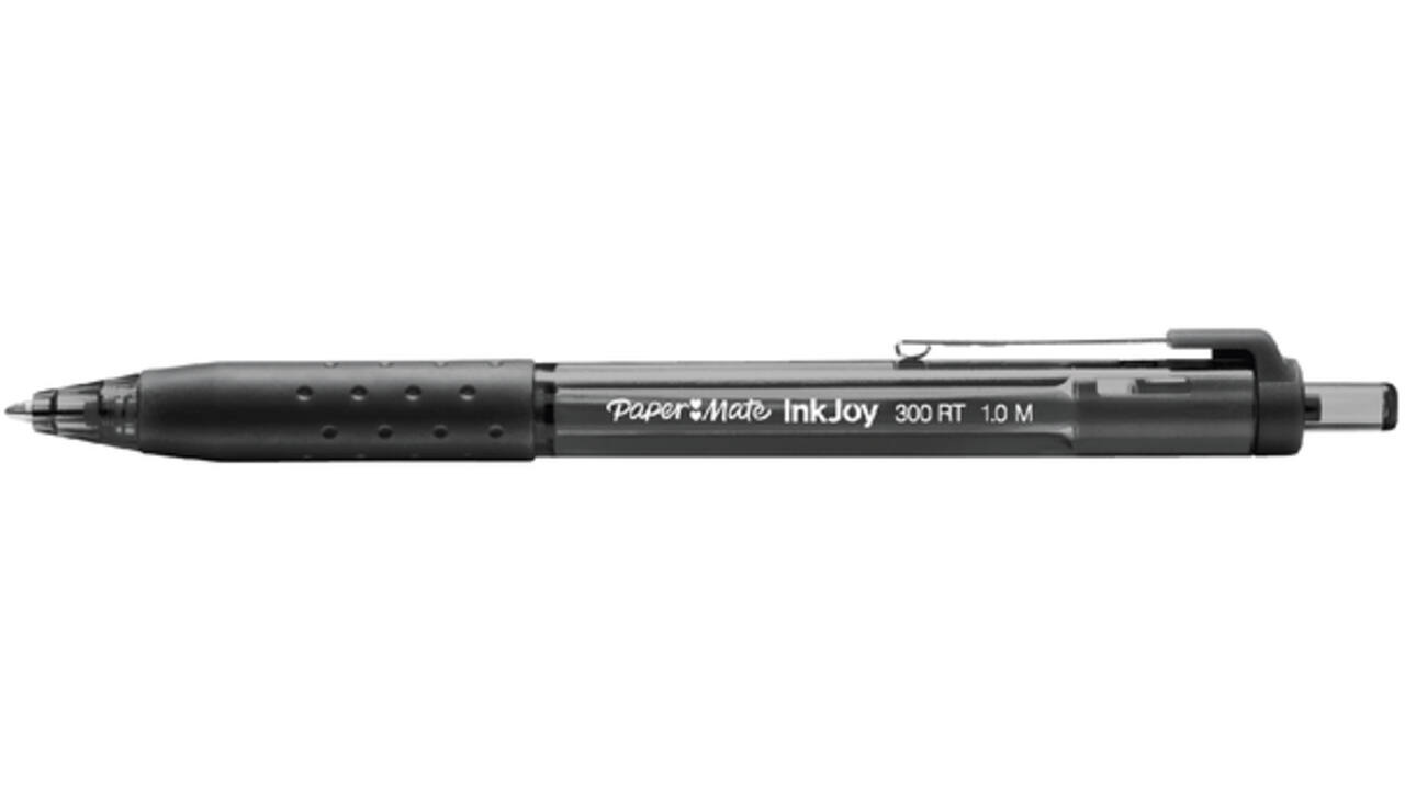 Balpen Paper Mate Inkjoy 300RT medium zwart