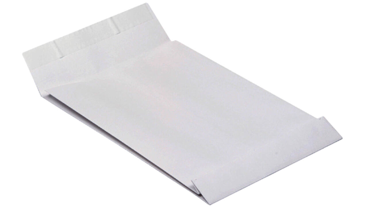Envelop Quantore monsterzak 229x324x38mm zelfkl. wit 10stuks