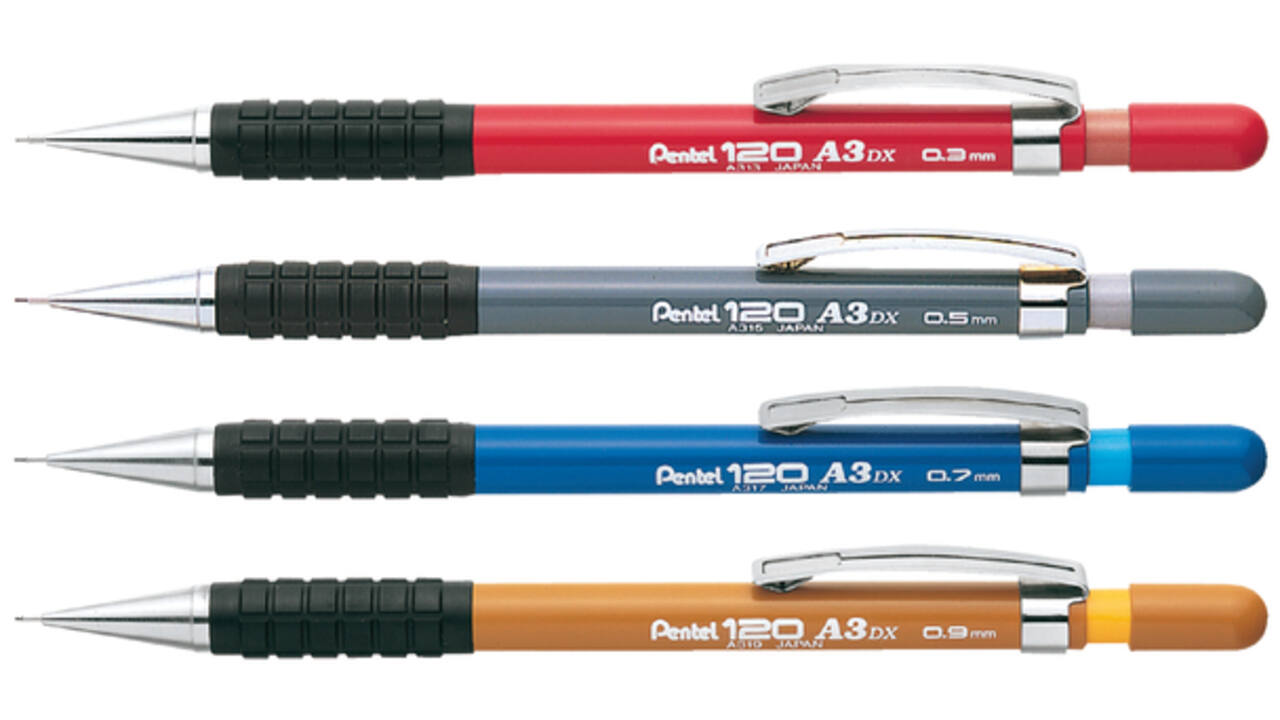 Vulpotlood Pentel A315 HB 0.5mm grijs