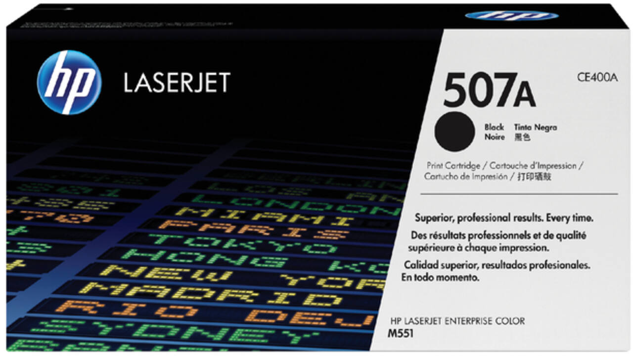 Tonercartridge HP CE400A 507A zwart