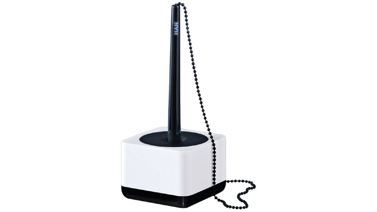 Baliebalpen Han iLine met ketting en standaard medium wit