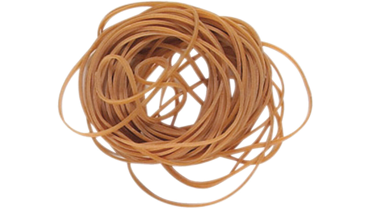 Elastiek Standard Rubber Bands 16 60x1.5mm 100gr 440 stuks bruin