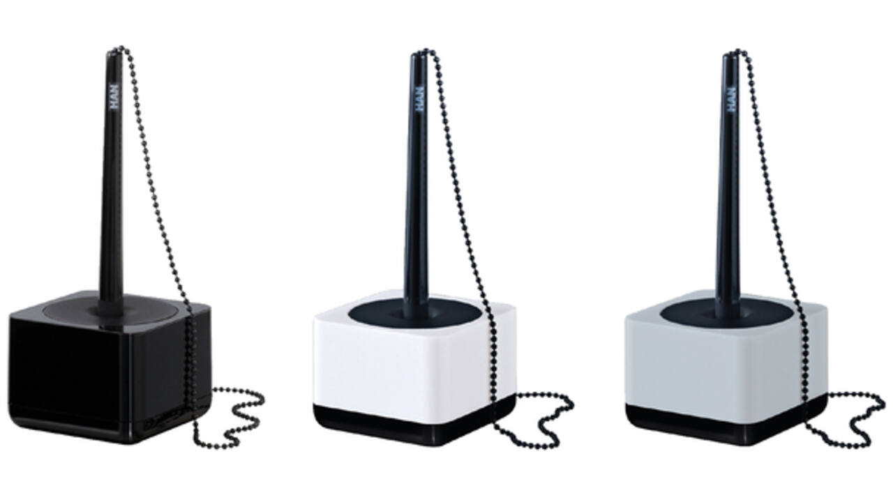 Baliebalpen Han iLine met ketting en standaard medium wit