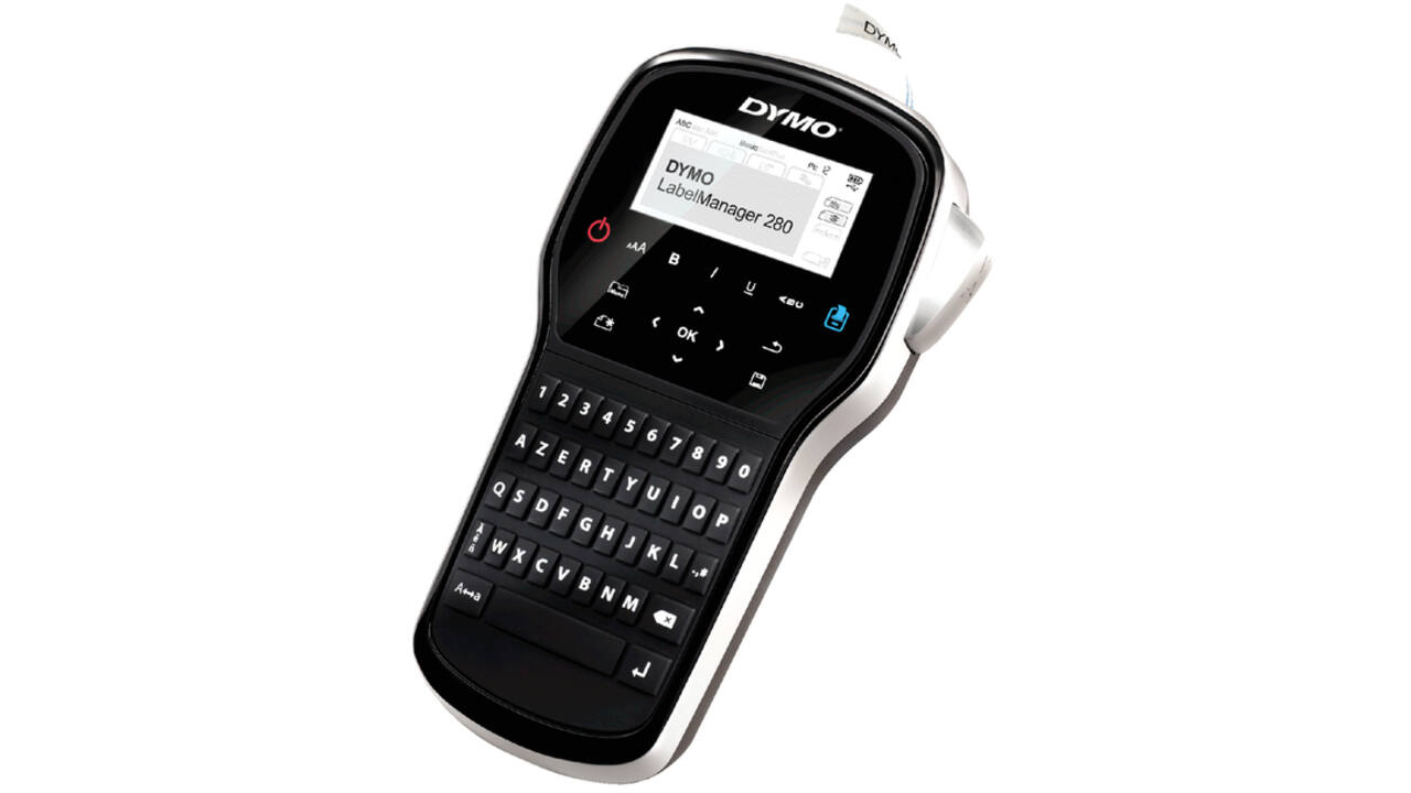 Labelprinter Dymo LabelManager 280 draagbaar qwerty 12mm zwart